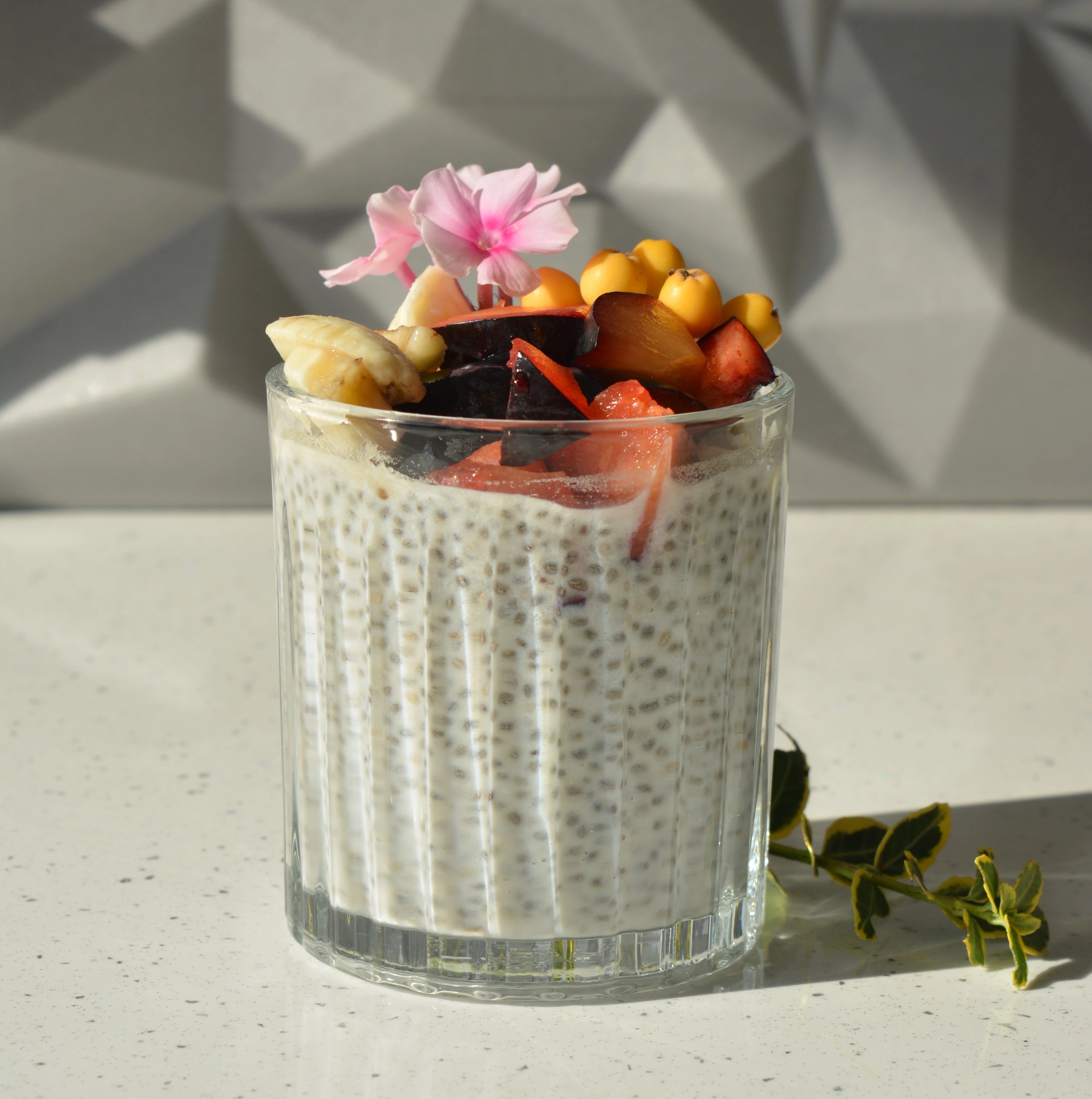 Smoothie and chocolate drink